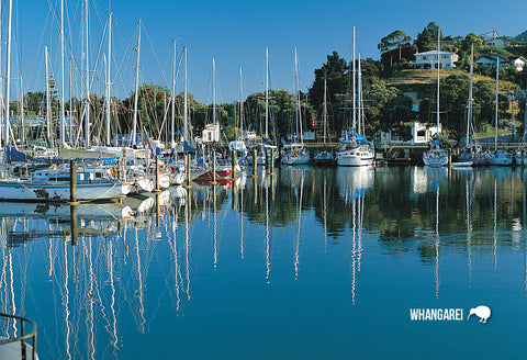 SNO705 - Whangarei Town Basin, Whangarei - Small Postcard - Postcards NZ Ltd