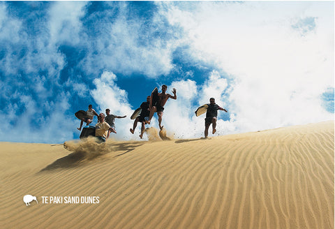 SNO790 - Te Paki Sand Dunes, Ninety Mile Beach - Small Post - Postcards NZ Ltd
