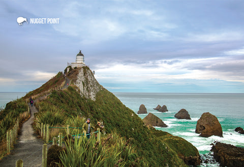 SOT457 - Nugget Point, South Otago - Small Postcard - Postcards NZ Ltd