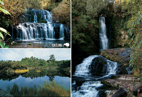 SOT478 - Cathedral Cave, Catlins - Small Postcard - Postcards NZ Ltd