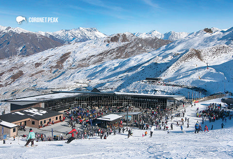 SQT819 - Coronet Peak - Small Postcard - Postcards NZ Ltd