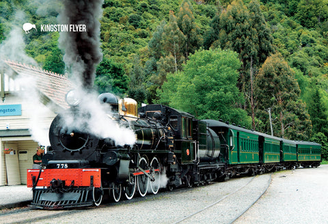 SQT808 - Tss Earnslaw In Queenstown Bay - Small Postcard