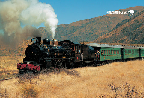 SQT825 - Kingston Flyer - Small Postcard - Postcards NZ Ltd