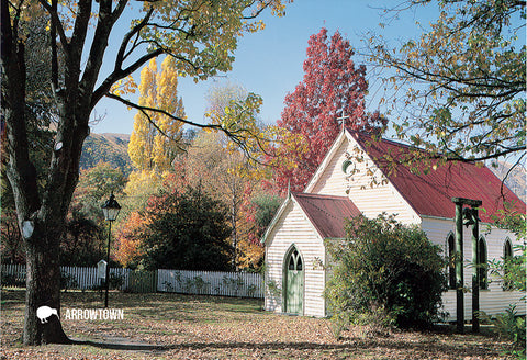 SQT842 - St Pauls Anglican Church - Small Postcard - Postcards NZ Ltd