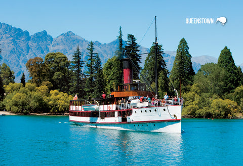 LQT133 - Earnslaw, Queenstown - Large Postcard