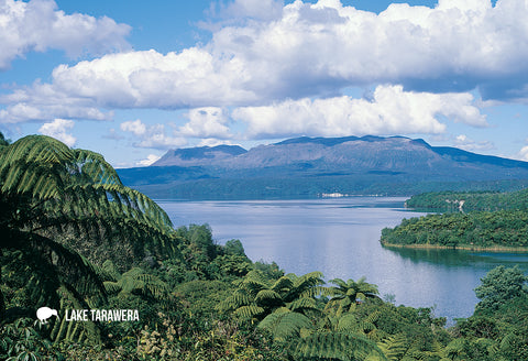 SRO215 - Lake Tarawera - Small Postcard - Postcards NZ Ltd