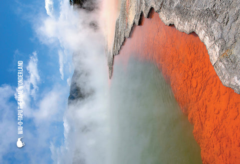 SRO867 - Wai-O-Tapu Thermal Wonderland - Small Postcard - Postcards NZ Ltd