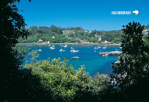 SSO17 - Halfmoon Bay, Stewart Island - Small Postcard - Postcards NZ Ltd