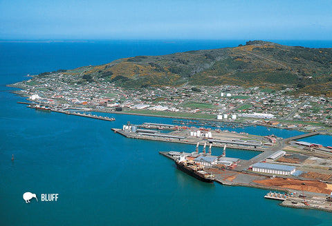 SSO902 - Bluff, Tiwai Point - Small Postcard - Postcards NZ Ltd