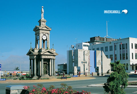 SSO903 - War Memorial, Invercargill - Small Postcard - Postcards NZ Ltd