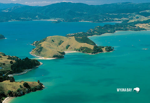 SWA541 - Wyuna Bay - Small Postcard - Postcards NZ Ltd