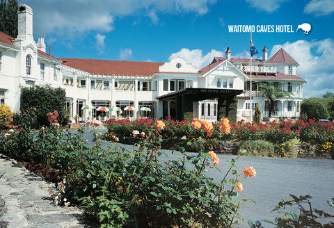 SWC959 - Waitomo Caves Hotel - Small Postcard - Postcards NZ Ltd