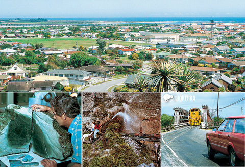 SWE1041 - Hokitika Multi - Small Postcard - Postcards NZ Ltd