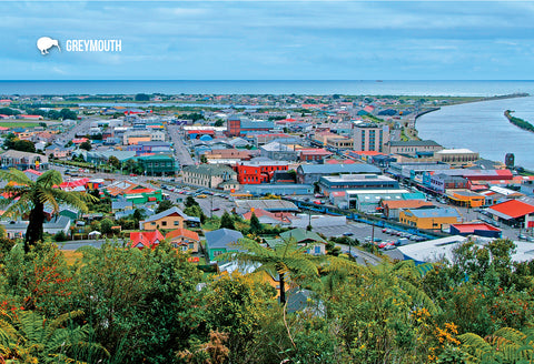 SWE1067 - Greymouth - Small Postcard - Postcards NZ Ltd