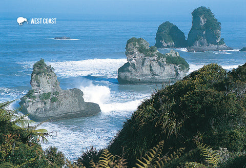 SWE1074 - Te Miko Coast, Punakaiki - Small Postcard