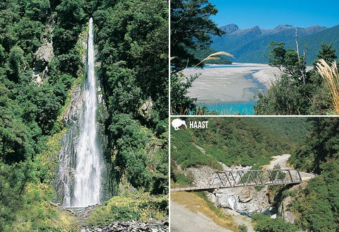 SWE979 - Haast Multi - Small Postcard - Postcards NZ Ltd
