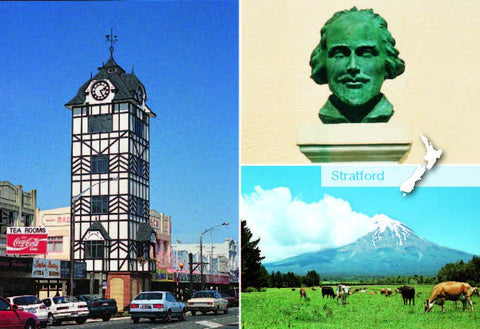 STA28 - Taranaki Multi - Small Postcard - Postcards NZ Ltd