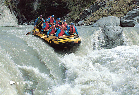 SQT10 - Queenstown Kawarau Rafting - Small Postcard - Postcards NZ Ltd