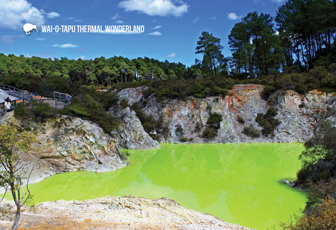 SRO885 - Lookout Point Lake Taupo - Small Postcard