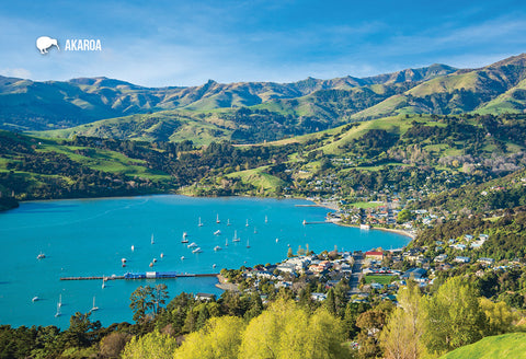 SCA268 - Akaroa - Small Postcard - Postcards NZ Ltd