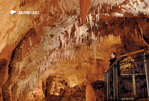 LWC160 - Glow-Worm Threads, Waitomo Caves - Large Postcard