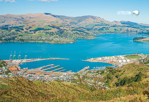 SCA279 - Port Of Lyttelton - Small Postcard - Postcards NZ Ltd