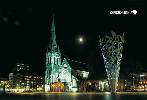 SCA316 - Christchurch Square And Chalice - Small Postcard