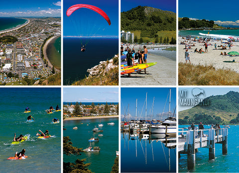 LBP035 - Mt Maunganui - Large Postcard - Postcards NZ Ltd