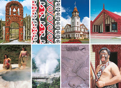 LRO140 - Rotorua 8 View Multi - Large Postcard - Postcards NZ Ltd