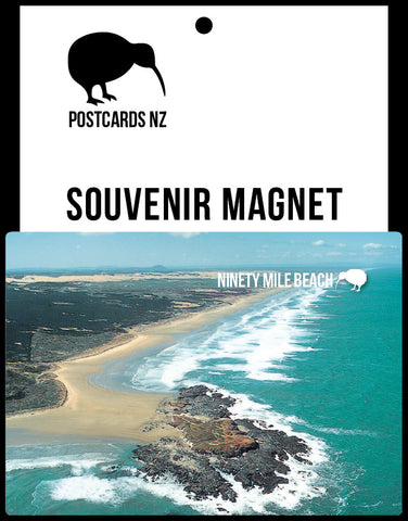 MNO187 - Ninety Mile Beach - Magnet - Postcards NZ Ltd