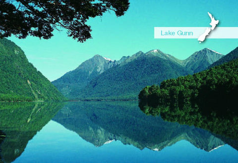 SFI670 - Lake Gunn Eglinton Valley - Small Postcard - Postcards NZ Ltd