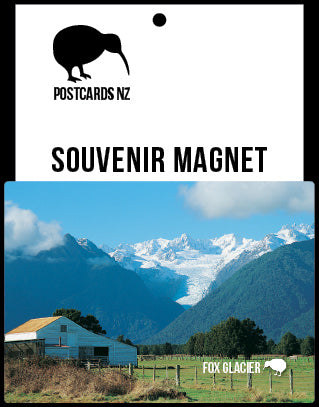 MWE262 - Fox Glacier - Magnet - Postcards NZ Ltd