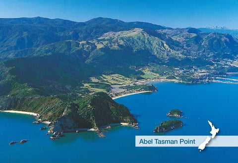 SNE729 - Abel Tasman Point - Small Postcard - Postcards NZ Ltd