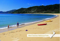 SNE734 - Totoranui Beach, Abel Tasman National Park - Small - Postcards NZ Ltd