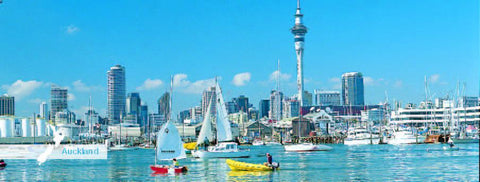 MPAU124 - Auckland - Panoramic Magnet - Postcards NZ Ltd
