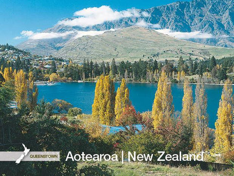 LQT126 - Queenstown, Remarkables, Bay & Earnslaw - Large Po - Postcards NZ Ltd