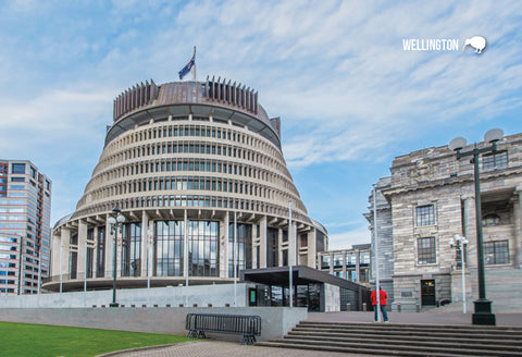 SWG991 - Parliament Buildings, Wellington - Small Postcard - Postcards NZ Ltd
