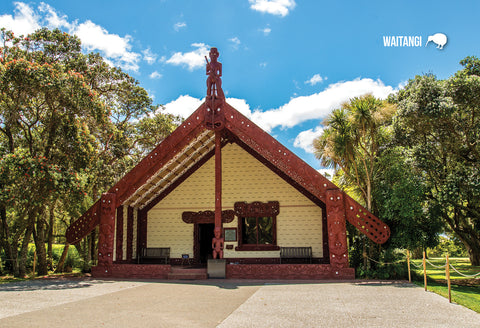 SBI154 - The Treaty House At Waitangi - Small Postcard