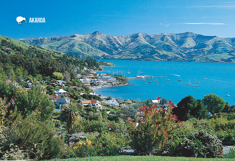 SCA269 - Akaroa - Small Postcard - Postcards NZ Ltd