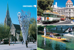 SCA318 - Cathedral Square, Multi - Small Postcard - Postcards NZ Ltd