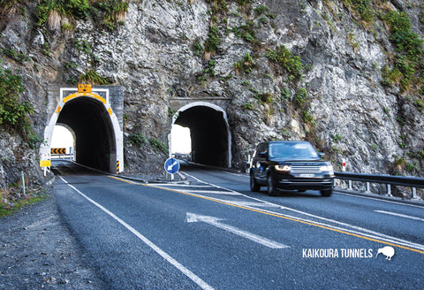 SCA630 - Coast, Road Tunnels - Small Postcard - Postcards NZ Ltd