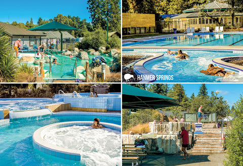 SCA640 - Hanmer Springs Thermal Resort - Small Postcard - Postcards NZ Ltd