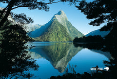 SFI57 - Mitre Peak Milford Sound - Small Postcard - Postcards NZ Ltd