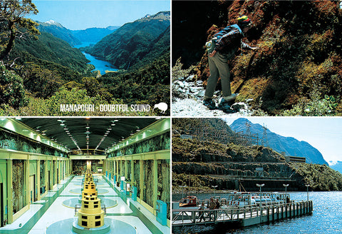 SFI64 - Manapouri Multi - Small Postcard - Postcards NZ Ltd