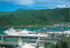 SMB647 - Aratere Ferry and Terminal Picton - Small Postcard