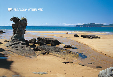 SNE733 - Totaranui Beach - Small Postcard - Postcards NZ Ltd
