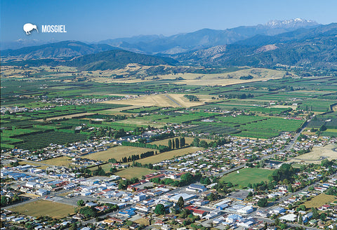 SNE741 - Motueka Aerial - Small Postcard - Postcards NZ Ltd