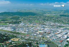 SNO701 - Aerial View Of Whangarei, Northland - Small Postca - Postcards NZ Ltd