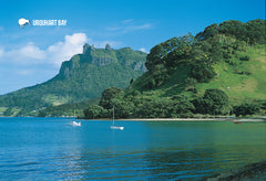 SNO707 - Urquhart Bay & Mt Manaia, Whangarei - Small Postca - Postcards NZ Ltd