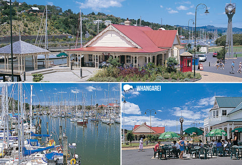 SNO711 - Town Basin, Whangarei - Small Postcard - Postcards NZ Ltd